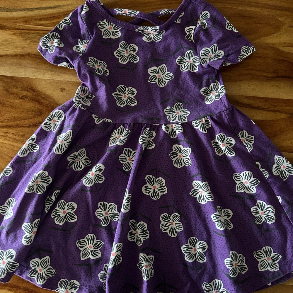 Tea Collection purple toddler dress, 3T